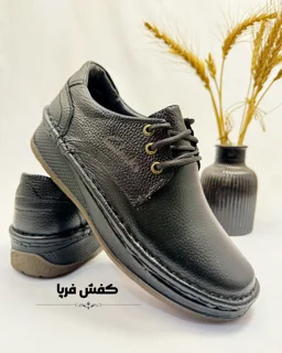 کفش طبی تمام چرم کلارک بندی فرپا